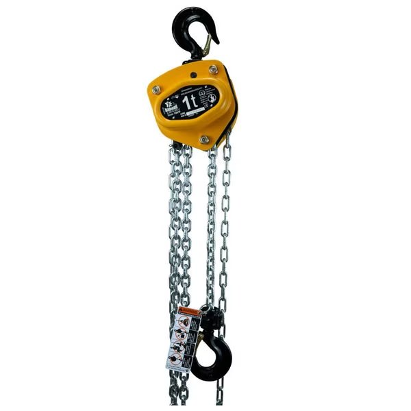 Badger Manual Hoist 5t-20'Lift-18'Drop with Overload Kit, All Material Handling, Mfr#: CB050-20-18ZV